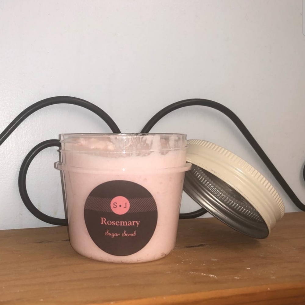 Rosemary Essential Oil Sugar Scrub